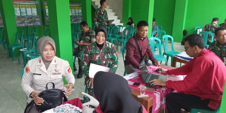 Tak Hanya Fokus Buat Jalan TMMD Juga Gelar Donor Darah