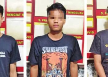 Polsek purwosari tangkap 3 terduga pelaku pengeroyokan